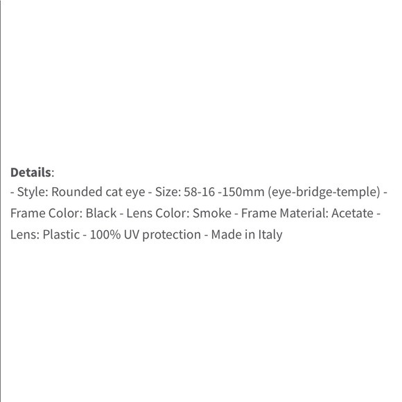 [Gucci] 58mm Rounded Cat Eye Sunglasses